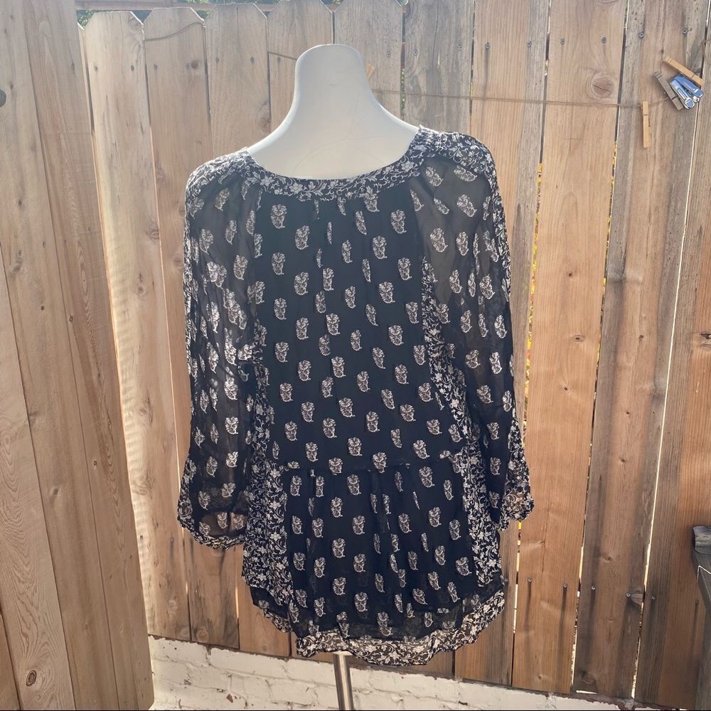 Joie Kessler Printed Silk Dress size medium - Picture 9 of 13